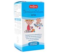Buona Simbiosistem Gotas 10 ml - Probióticos para Cólicos del Lactante - Con L. reuteri y L. rhamnosus - Alivio de Gases, Llanto y Flora Intestinal - Suplemento Pediátrico