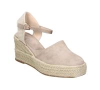 Buonarotti YUTES Alpargatas con Cuña Mujer - Yutes - Sandalia de Esparto con Hebilla - Cuña Alta y Cómoda - con Plataforma - Versátiles - Modelo AW-5699F