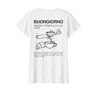 Buongiorno - Amore - Café Barista Camiseta