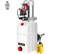 BuoQua Bomba Hidráulica 6L Bomba Hidráuli Eléctrica 2850R / MIN Bomba Hidráulica de Acción DC12V Bomba Hidráulica con Tanque de Combustible DC 12V Bomba Hidráulica de Acción Simple 1500 PS