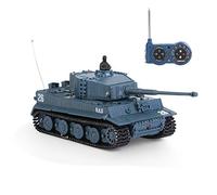 Buosha VGEBY1 RC Tanque Juguete, 1/72 Escala 4 Canales Alta simulada Control Remoto Mini Tanque Juguete para niños Regalo