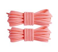 BupiMufi 2 pares Cordones redondos de para zapatos de trabajo botas zapatos de exterior y zapatillas deportivas coral 120