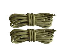 BupiMufi 2 pares Cordones redondos de para zapatos de trabajo botas zapatos de exterior y zapatillas deportivas Verde militar 120