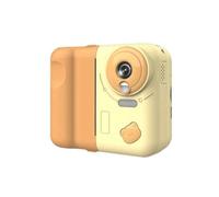 Buqpow Cámara de impresión instantánea para niños, cámara digital HD 1080P con pantalla IPS de 2.4 pulgadas, zoom óptico 10X, incluye tarjeta TF de 32 GB, color amarillo