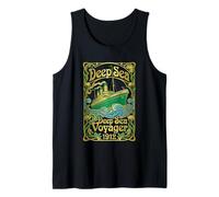 Buque de Vapor Deep Sea Voyager 1912 Art Nouveau Camiseta sin Mangas
