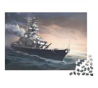 Buque Guerra tormenta Paquete Buque Militar Naval Rompecabezas Cartón Reciclado 1000 Piezas, Regalo Personalizado, Decoración Pared, Vacaciones Familiares 52x38cm/1000pcs