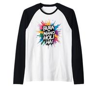 Bura Na Mano Holi Hai Happy Holi Festival India Colors Hindu Camiseta Manga Raglan