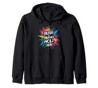 Bura Na Mano Holi Hai Happy Holi Festival India Colors Hindu Sudadera con Capucha