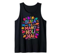 Bura Na Mano Holi Hai India Hindu Colors Happy Holi Festival Camiseta sin Mangas