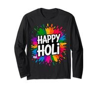 Bura Na Mano Holi Hai India Hindu Colors Happy Holi Festival Manga Larga