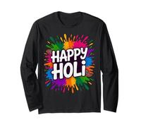 Bura Na Mano Holi Hai India Hindu Colors Happy Holi Festival Manga Larga