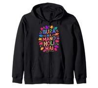 Bura Na Mano Holi Hai India Hindu Colors Happy Holi Festival Sudadera con Capucha