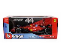 BURAGO 1/18 F1 FERRARI SF23 HAMILTON PRUEBA FLORANO 2025 MODELO ESTÁTICO