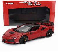 BURAGO 1/18 FERRARI SF90 XX STRADALE 2024 ROJO 1:18 MODELO ESTÁTICO DIECAST