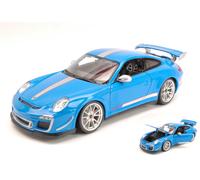 BURAGO 1/18 PORSCHE 911 GT3 RS 4.0 2012 AZUL MODELO ESTÁTICO DIECAST