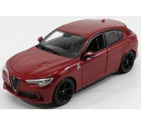BURAGO 1/24 ALFA ROMEO STELVIO Q4 QUADRIFOGLIO V6 2017 MODELO ESTÁTICO DIECAST