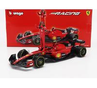 BURAGO 1/24 FERRARI F1 SF23 55 FIGURAS SAINZ 2023 MODELO ESTÁTICO DIECAST