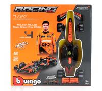 BURAGO 1/24 KIT F1 MCLAREN MCL38 LANDO NORRIS 2024 MODELO ESTÁTICO DIECAST