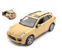 BURAGO 1/24 PORSCHE CAYENNE TURBO AMARILLO MODELISMO ESTÁTICO DIECAST