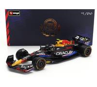 BURAGO 1/24 RED BULL F1 RB19 PEREZ USA GP 2023 ESCAPARATE MODELO ESTÁTICO DIE...