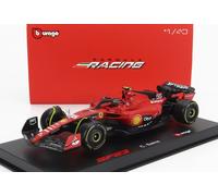 BURAGO 1/43 FERRARI F1 SF23 55 SAINZ 2023 CON ESCAPARATE MODELO ESTÁTICO DIECAST