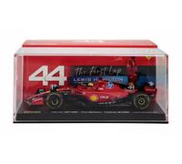 BURAGO 1/43 FERRARI F1 SF23 HAMILTON TEST FLORANO 2025 ESCAPARATE MODELO ESTÁ...