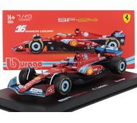 BURAGO 1/43 FERRARI F1 SF24 MIAMI GP 2024 LECLERC ESCATRINA MODELO ESTÁTICO