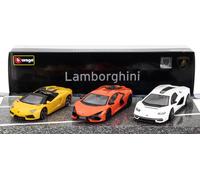 BURAGO 1/43 LAMBORGHINI SET 3X URUS AVENTADOR CENTENARIO MODELO ESTÁTICO