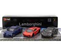 BURAGO 1/43 LAMBORGHINI SET 3X URUS AVENTADOR CENTENARIO MODELO ESTÁTICO
