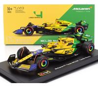 BURAGO 1/43 MCLAREN F1 MCL38 NORRIS MONACO 2024 ESCAPARATE 1:43 MODELO ESTÁTICO