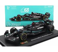 Bburago Coche a Escala - F1 Mercedes AMG W14'23 #63 Russel (Con Casco, 1:43)