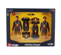 BURAGO 1/43 RED BULL SET F1 2X RB20 VERSTAPPEN PEREZ MODELO ESTÁTICO DIECAST