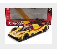 2025 Ferrari 499P 3.0L Turbo V6 Nº83 Kubica/Hanson/Ye Ganadores 24h LeMans 1:18