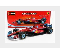 Auto Burago F1 Ferrari Sf-24 Edición Miami GP Escala 1:18 Leclerc #16