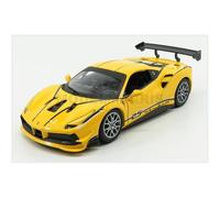 BURAGO 18-26307 Ferrari - 488 Challenge N 25 Racing 2017 - Amarillo Modena -