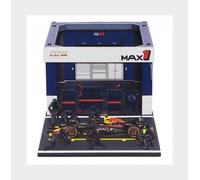 BURAGO 18-38459-1 Red Bull F1 RB21 Diorama Garaje Pit-Stop Team Oracle