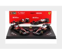 BURAGO 18-56807-16 Ferrari Set F1 2X SF-25 Team Scuderia Ferrari HP N 16 SeasO