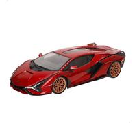 Burago- Bburago 1:18 Lamborghini Sian FKP 37 2020 Red Maqueta Coche, Color (78094)