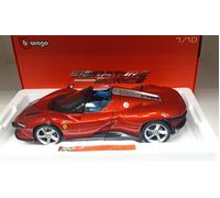 Burago Bburago Ferrari Daytona SP3 Open Roof Metallic Red 2022 1/18 18-16913