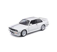 Burago- BMW M3 (E30) May Cheong GROUP-BBURAGO-1/24 1988-Blanco-Vehículo para Niño, a Partir de 3 años-21100W, 21100W, Blanco