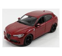 BURAGO 1/24 ALFA ROMEO STELVIO Q4 QUADRIFOGLIO V6 2017 MODELO ESTÁTICO DIECAST