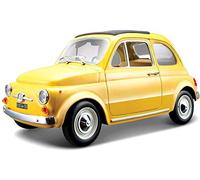 Burago BUR22098GE - Fiat 500 F 1965 amarillo - Escala: 1/24