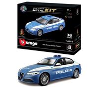 Burago Car 1:24 Model Kit Giulia Police