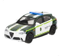 Burago Coche Juguete Guardia Civil tráfico Alfa Romeo Giulia, Fabricado de Metal Die-Cast, Escala 1:43, Diseño Realista, Detalles auténticos, Juguetes niños 3 años y mas (78062)