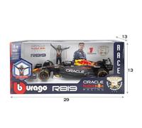 Burago F1 Racing Rb19-23 Verstappen Die Cast Escala 1:24