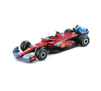 Bburago - Ferrari SF-24 Charles Leclerc #16 2024 - Maqueta Realista de Coche a Escala 1:43, conducido por Charles Leclerc, Licencia Oficial de Ferrari, Edad Recomendada a Partir de 3 años