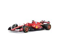 Burago Ferrari SF-24 Charles Leclerc #16 2024 - Maqueta Realista de Coche a Escala 1:43, conducido por Charles Leclerc, Licencia Oficial Ferrari, Edad Recomendada 3+ años