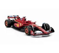 Burago Ferrari SF-24 Charles Leclerc #16 ganador GP Monaco 2024 - Modelo realista coche a escala 1:43 licencia oficial Ferrari, edad recomendada 3+ años
