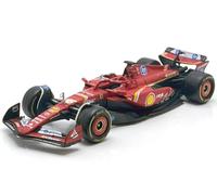 Burago Ferrari SF-24 Charles Leclerc #16 ganador GP Monaco 2024 - Modelo realista coche a escala 1:43 licencia oficial Ferrari, edad recomendada 3+ años