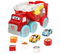 Burago Junior Camión interactivo con coches Lamborghini y accesorios